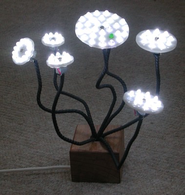 bloemlampje met LED's