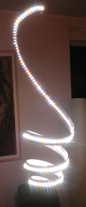 spiraallamp met LED's